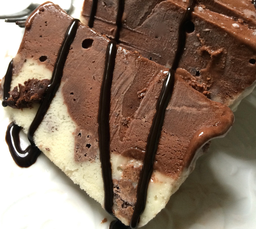 Wheyhey Chocolate Fudge Brownie Ice Cream Cake