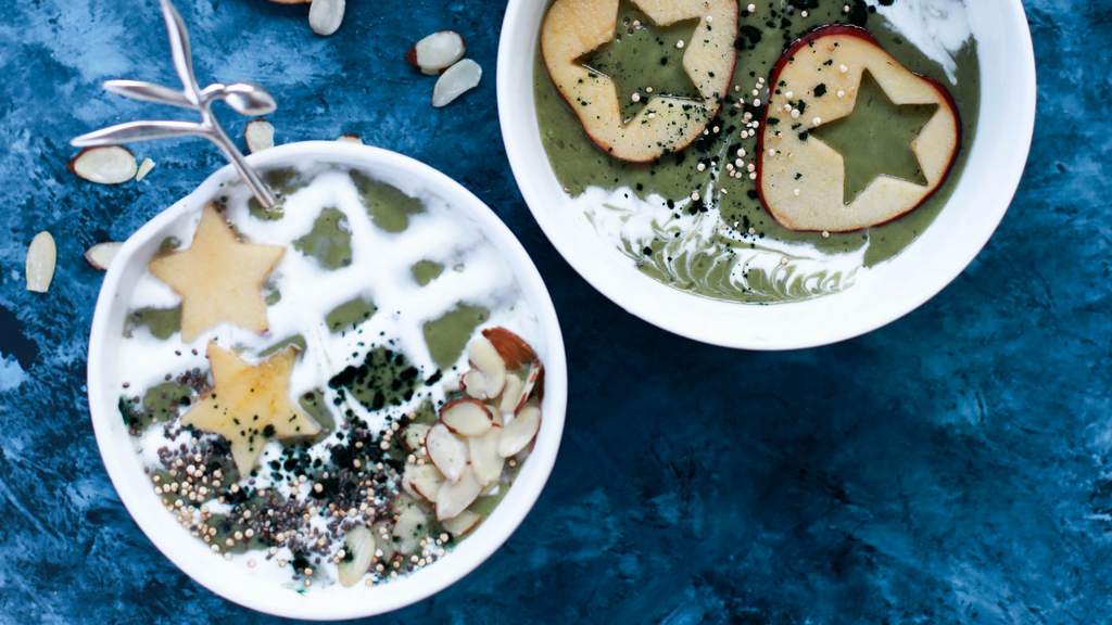 Wheyhey Fruits and Greens Smoothie Bowl