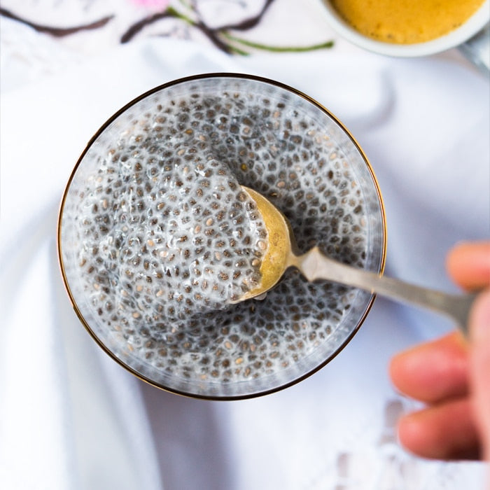 Gluten Free Chia Pudding With Almond Butter