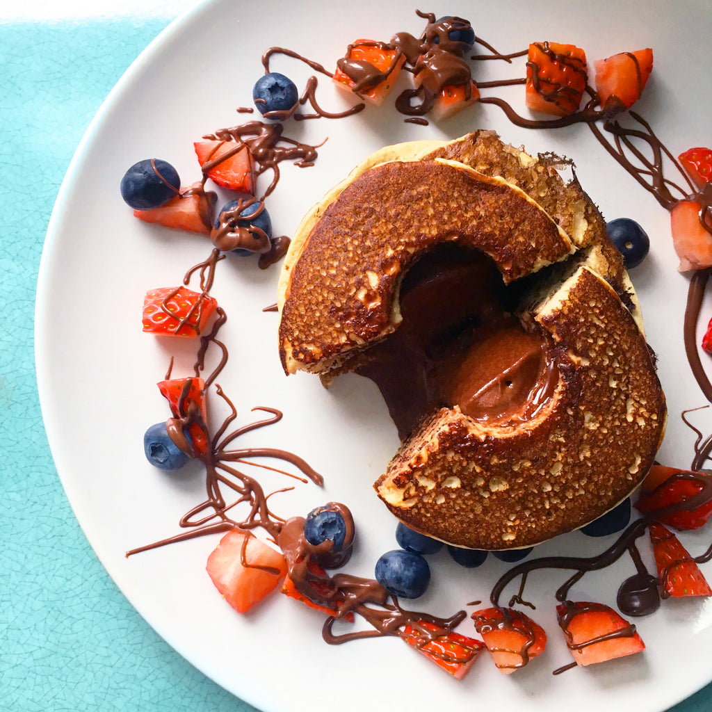Melt-in-the-Middle Protein Pancakes