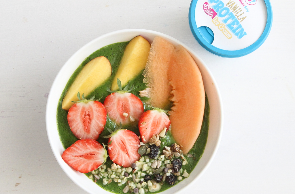 Perfect summer wheyhey smoothie bowl!