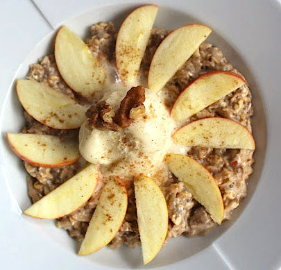 Spiced Apple Protein Overnight Oats