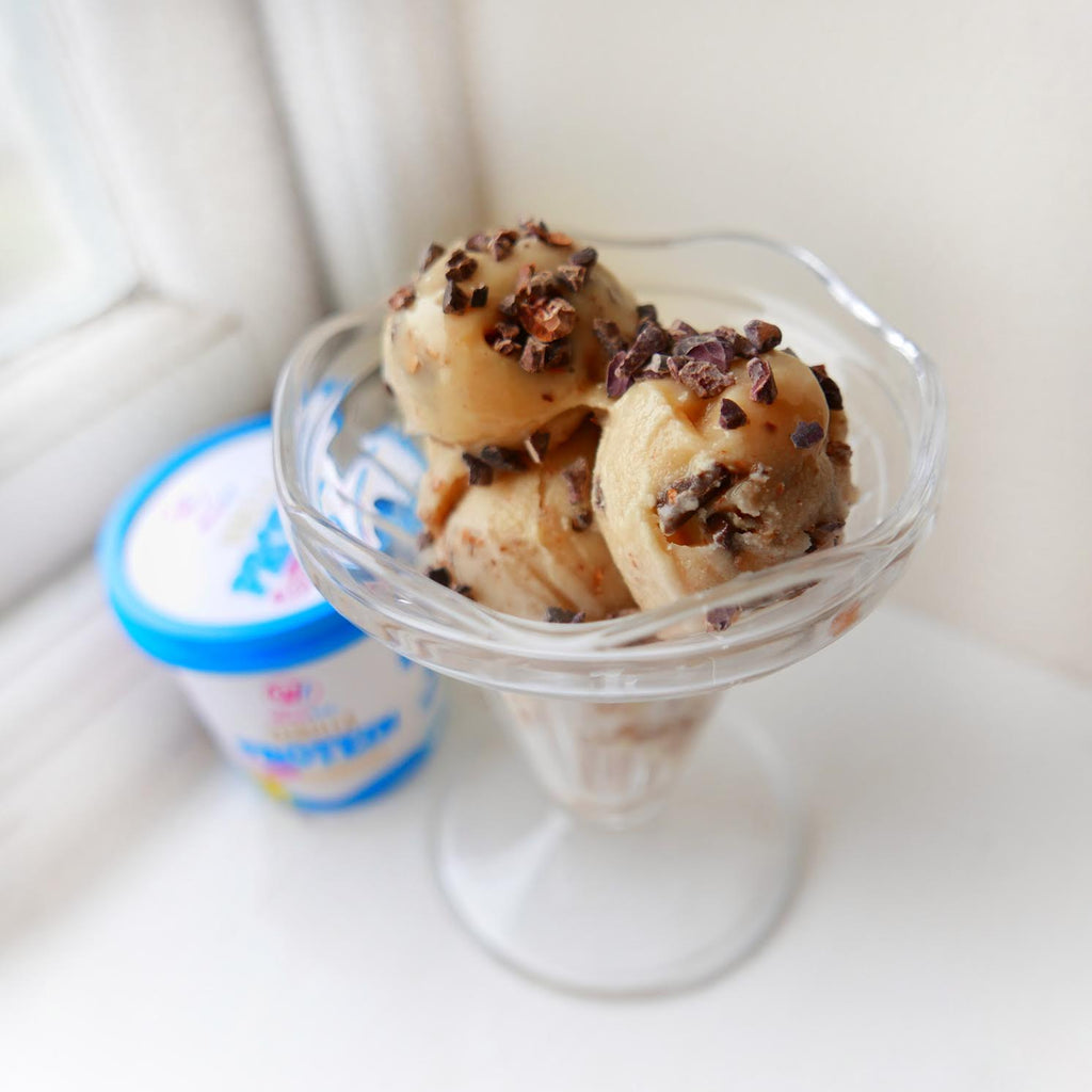 Sweet Almond & Chocolate Vanilla Ice-Cream